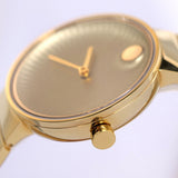  Shop Authentic Movado Edge Gold Dial Gold Steel Strap Watch for Women - 3680014 - Luxxuri