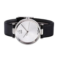 Shop Authentic Calvin Klein Sight Silver Dial Black Leather Strap Watch for Men - K1S21120 - Luxxuri