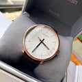  Shop Authentic Calvin Klein High Noon Silver Dial Brown Leather Strap Watch for Men - K8M216G6 - Luxxuri