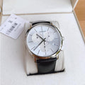  Shop Authentic Calvin Klein Posh Silver Dial Black Leather Strap Watch for Men - K8Q371C6 - Luxxuri