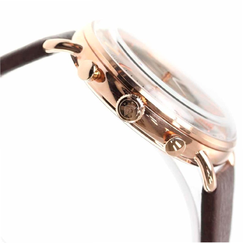  Shop Authentic Emporio Armani Aviator Grey Dial Brown Leather Strap Watch For Men - AR11106 - Luxxuri