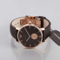  Shop Authentic Emporio Armani Classic Brown Dial Brown Leather Strap Watch For Men - AR0383 - Luxxuri