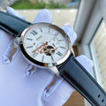  Shop Authentic Fossil Townsman Automatic White Dial Black Leather Strap Watch for Men - ME3104 - Luxxuri