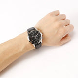  Shop Authentic Fossil Townsman Multifunction Black Dial Black Leather Strap Watch for Men - FS5396 - Luxxuri