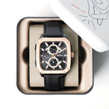  Shop Authentic Fossil Multifunction Black Dial Black Leather Strap Watch for Men - BQ2654 - Luxxuri