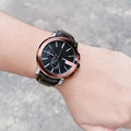  Shop Authentic Gucci G Chrono Black Dial Brown Leather Strap Watch For Men - YA101202 - Luxxuri