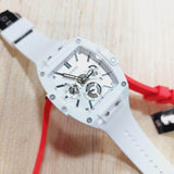  Shop Authentic Guess Phoenix Multifunction White Dial White Rubber Strap Watch for Men - GW0203G2 - Luxxuri