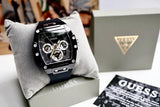  Shop Authentic Guess Phoenix Multifunction Black Dial Black Rubber Strap Watch for Men - GW0203G3 - Luxxuri