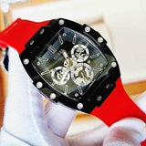  Shop Authentic Guess Phoenix Multifunction Black Dial Red Rubber Strap Watch for Men - GW0203G4 - Luxxuri