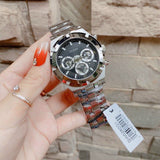  Shop Authentic Guess Continental Black Dial Silver Steel Strap Watch for Men - GW0260G1 - Luxxuri