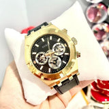  Shop Authentic Guess Continental Black Dial Black Rubber Strap Watch for Men - GW0262G2 - Luxxuri