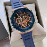  Shop Authentic Guess Momentum Chronograph Blue Dial Blue Rubber Strap Watch for Men - GW0263G2 - Luxxuri