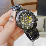  Shop Authentic Guess Axel Multifunction Black Dial Black Steel Strap Watch For Men - GW0488G3 - Luxxuri