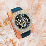  Shop Authentic Guess Momentum Chronograph Diamonds Black Dial Black Silicone Strap Watch For Men - GW0518G2 - Luxxuri