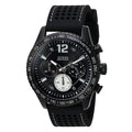  Shop Authentic Guess Fleet Chronograph Black Dial Black Rubber Strap Watch for Men - W0971G1 - Luxxuri