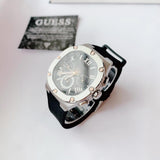  Shop Authentic Guess Headline Chronograph Grey Dial Black Rubber Strap Watch for Men - GW0571G1 - Luxxuri