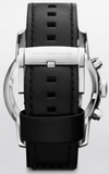  Shop Authentic Marc Jacobs Larry Chronograph Black Dial Black Leather Strap Watch for Men - MBM5054 - Luxxuri