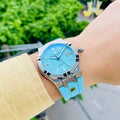  Shop Authentic Maurice Lacroix Aikon Automatic Sky Blue Dial Silver Steel Strap Watch For Men - AI6008-SS00F-431-C - Luxxuri