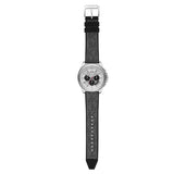  Shop Authentic Michael Kors Brecken Chronograph Silver Dial Grey Leather Strap Watch For Men - MK8922 - Luxxuri