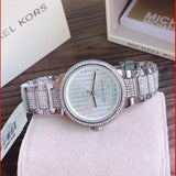  Shop Authentic Michael Kors Gabbi Quartz Crystals Silver Dial Silver Steel Strap Watch For Women - MK3984 - Luxxuri