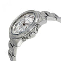  Shop Authentic Michael Kors Brecken Chronograph Silver Dial Silver Steel Strap Watch For Women - MK8562 - Luxxuri