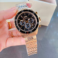  Shop Authentic Michael Kors Bayville Chronograph Black Dial Gold Steel Strap Watch For Men - MK8726 - Luxxuri