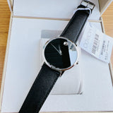  Shop Authentic Movado Museum Classic Black Dial Black Leather Strap Watch for Men - 0607194 - Luxxuri