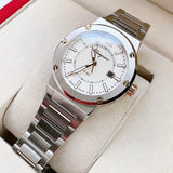  Shop Authentic Salvatore Ferragamo F-80 Classic Silver Dial Silver Steel Strap Watch for Men - SFHY02922 - Luxxuri