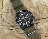  Shop Authentic Seiko 5 Sport Automatic Black Dial Green Nylon Strap Watch For Men - SRPD65K4 - Luxxuri