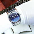 Tissot Powermatic 80 Automatic Gradient Blue Dial Silver Steel Strap Watch for Men - T137.407.11.051.01