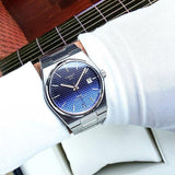  Shop Authentic Tissot Powermatic 80 Automatic Gradient Blue Dial Silver Steel Strap Watch for Men - T137.407.11.051.01 - Luxxuri