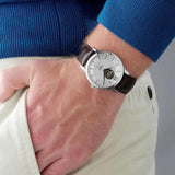  Shop Authentic Tissot T Classic Tradition Powermatic 80 Open Heart Silver Dial Brown Leather Strap Watch for Men - T063.907.16.038.00 - Luxxuri