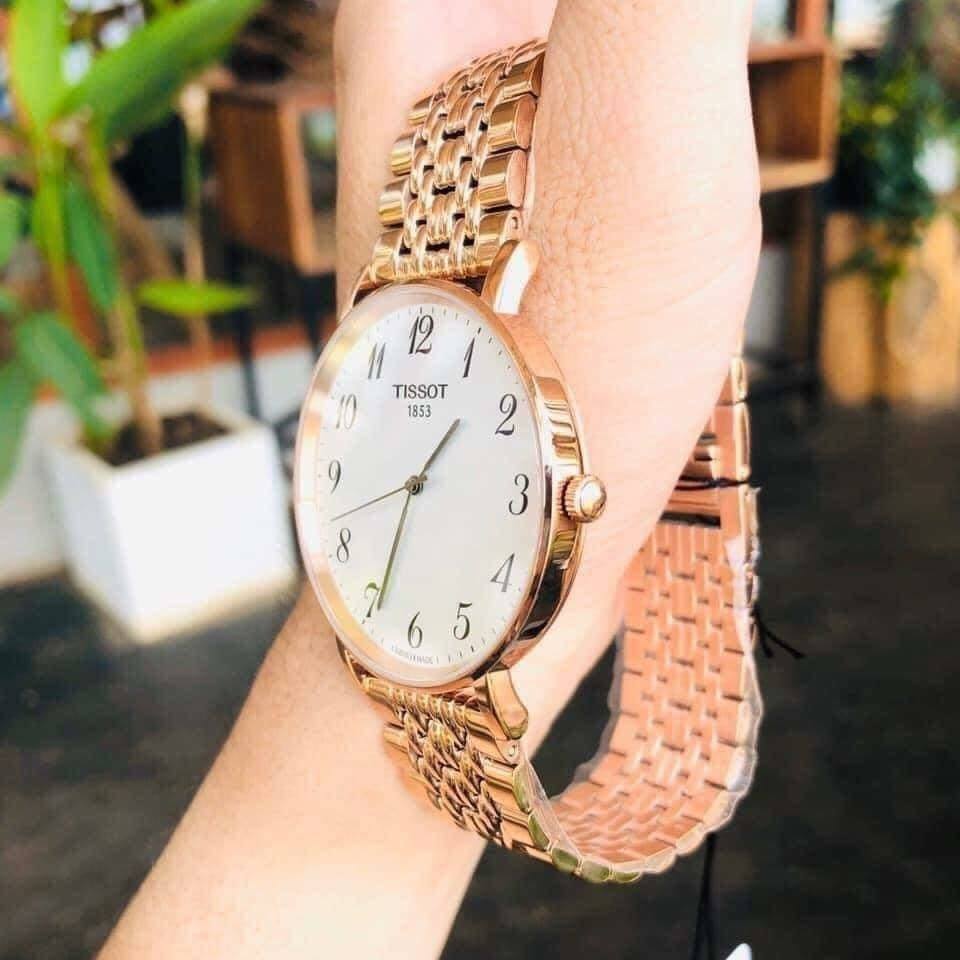  Shop Authentic Tissot T Classic Everytime White Dial Rose Gold Mesh Bracelet Watch for Men - T109.610.33.032.00 - Luxxuri