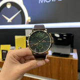  Shop Authentic Tommy Hilfiger Hunter Green Dial Brown Leather Strap Watch for Men - 1791607 - Luxxuri