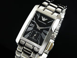  Shop Authentic Emporio Armani Classic Black Dial Silver Stainless Steel Watch For Women - AR0157 - Luxxuri