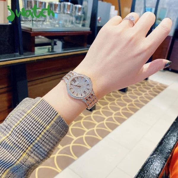  Shop Authentic Bulova Crystal Collection Silver Crystals Dial Two Tone Steel Strap Watch for Women - 98L235 - Luxxuri