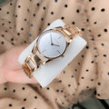  Shop Authentic Calvin Klein Dainty White Dial Rose Gold Steel Strap Watch for Women - K7L23646 - Luxxuri