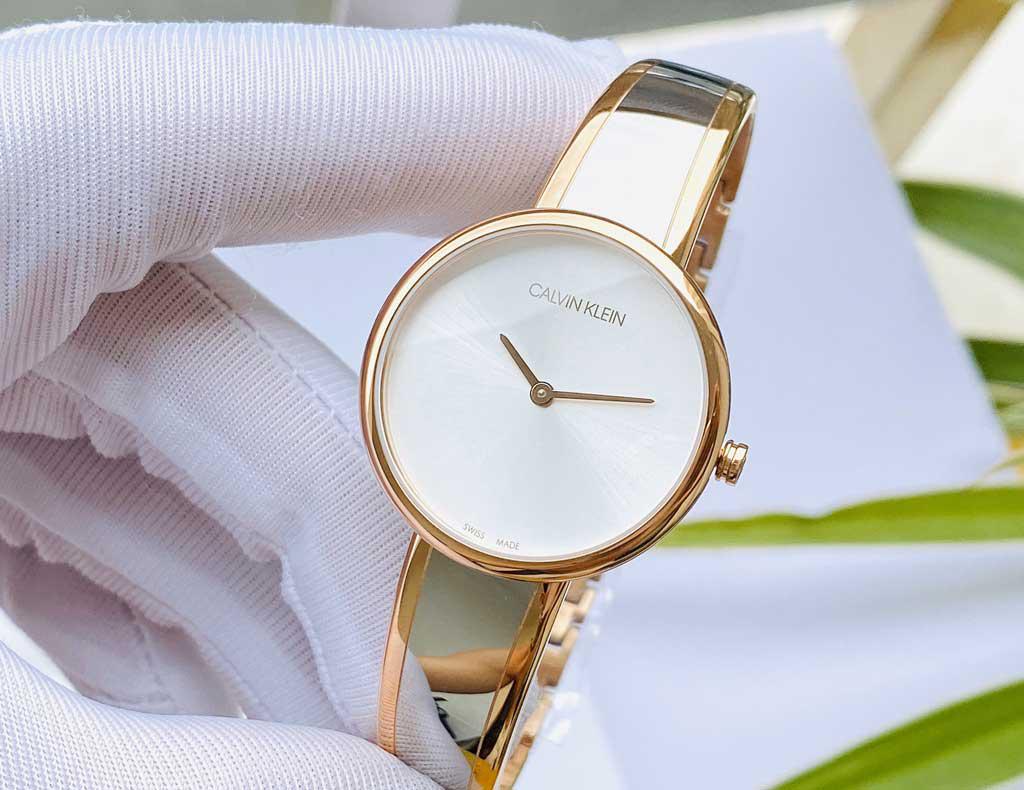  Shop Authentic Calvin Klein Seduce Silver Dial Two Tone Steel Strap Watch for Women - K4E2N61Y - Luxxuri