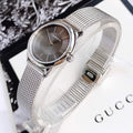 Shop Authentic Calvin Klein Minimal Grey Dial Silver Mesh Bracelet Watch for Women - K3M23124 - Luxxuri