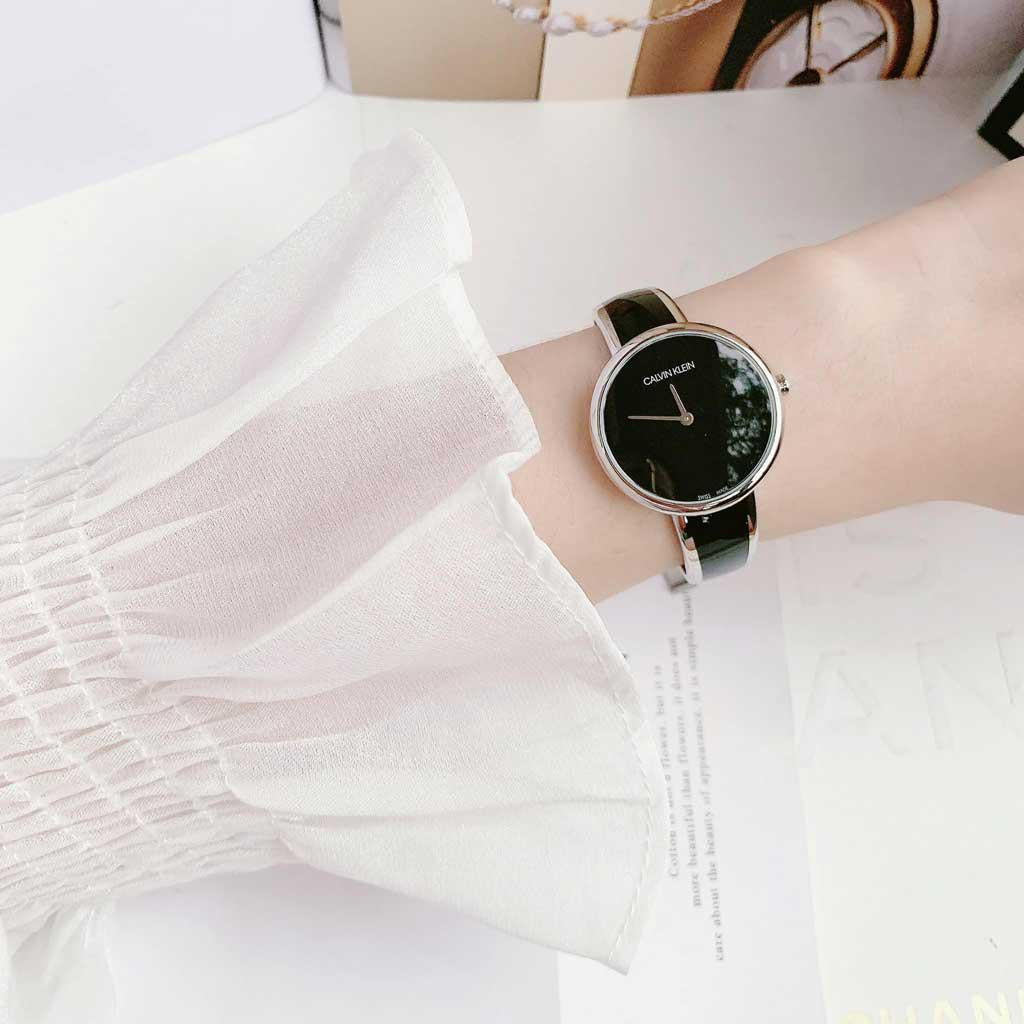  Shop Authentic Calvin Klein Seduce Black Dial Two Tone Steel Strap Watch for Women - K4E2N111 - Luxxuri