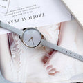  Shop Authentic Calvin Klein Rebel Grey Dial Grey Leather Strap Watch for Women - K8P231Q4 - Luxxuri