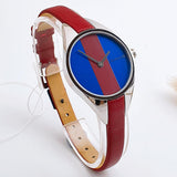  Shop Authentic Calvin Klein Rebel Blue Maroon Dial Maroon Leather Strap Watch for Women - K8P231UN - Luxxuri