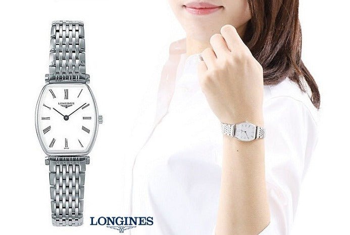  Shop Authentic Longines La Grande Classique de Longines Tonneau White Dial Silver Steel Strap Watch for Women - L4.205.4.11.6 - Luxxuri