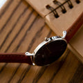  Shop Authentic Daniel Wellington Petite Sterling Black Dial Brown Leather Strap Watch For Women - DW00100178 - Luxxuri