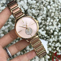  Shop Authentic Michael Kors Portia Rose Gold Dial Two Tone Steel Strap Watch for Women - MK3706 - Luxxuri