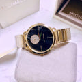  Shop Authentic Michael Kors Portia Black Dial Gold Steel Strap Watch for Women - MK3788 - Luxxuri