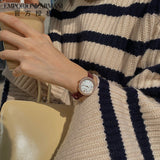  Shop Authentic Emporio Armani Rosa Two Hand White Dial Red Leather Strap Watch For Women - AR11357 - Luxxuri