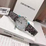  Shop Authentic Emporio Armani Classic Quartz Mother of Pearl Dial Silver Steel Strap Watch For Women - AR1602 - Luxxuri