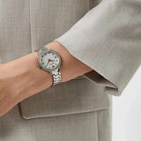  Shop Authentic Emporio Armani Cleo Crystals Mother Of Pearl Dial Silver Steel Strap Watch For Women - AR11484 - Luxxuri