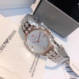  Shop Authentic Emporio Armani Gianni T-Bar Silver Dial Two Tone Steel Strap Watch For Women - AR11293 - Luxxuri